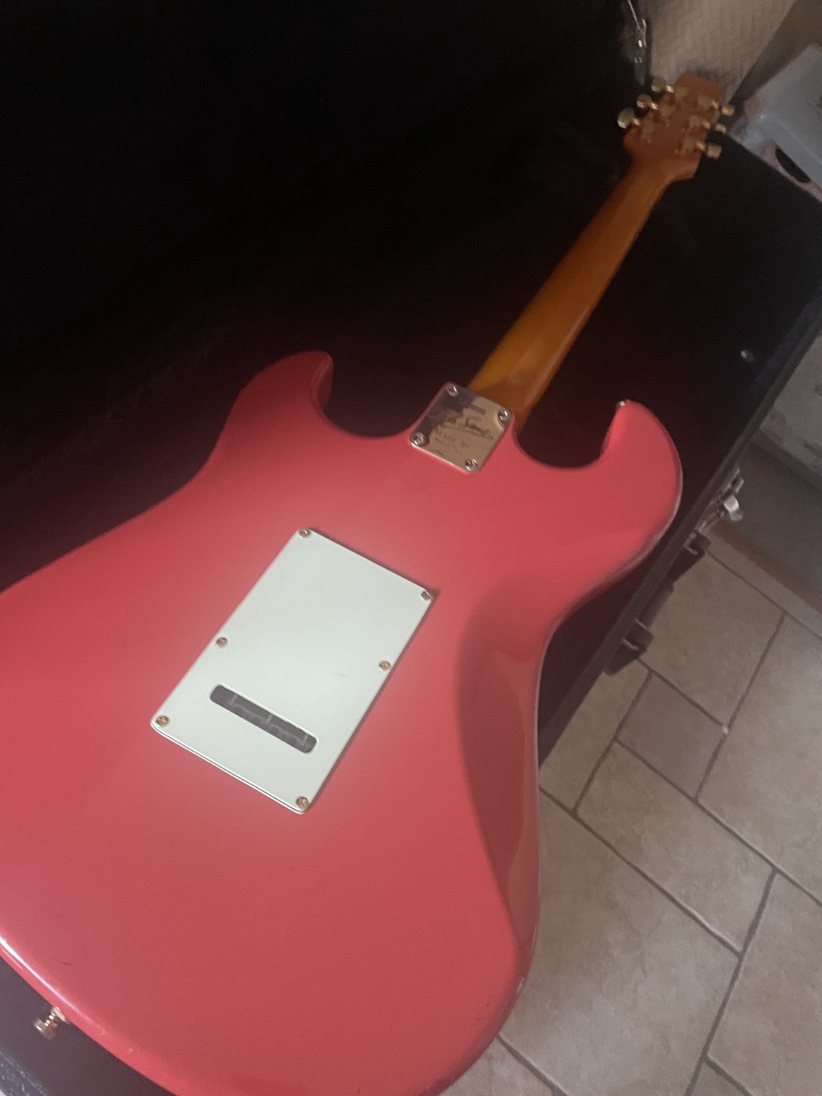 Burns London Club Series Marquee (2005) Fiesta Red, Scroll Headstock, SSS