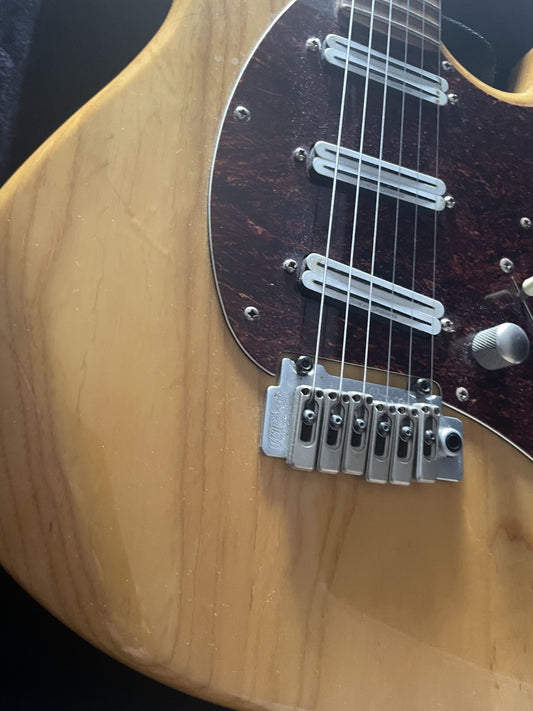 Cort G260 Electric Guitar - Natural Ash Body, Wilkinson Trem, Duncan Rails