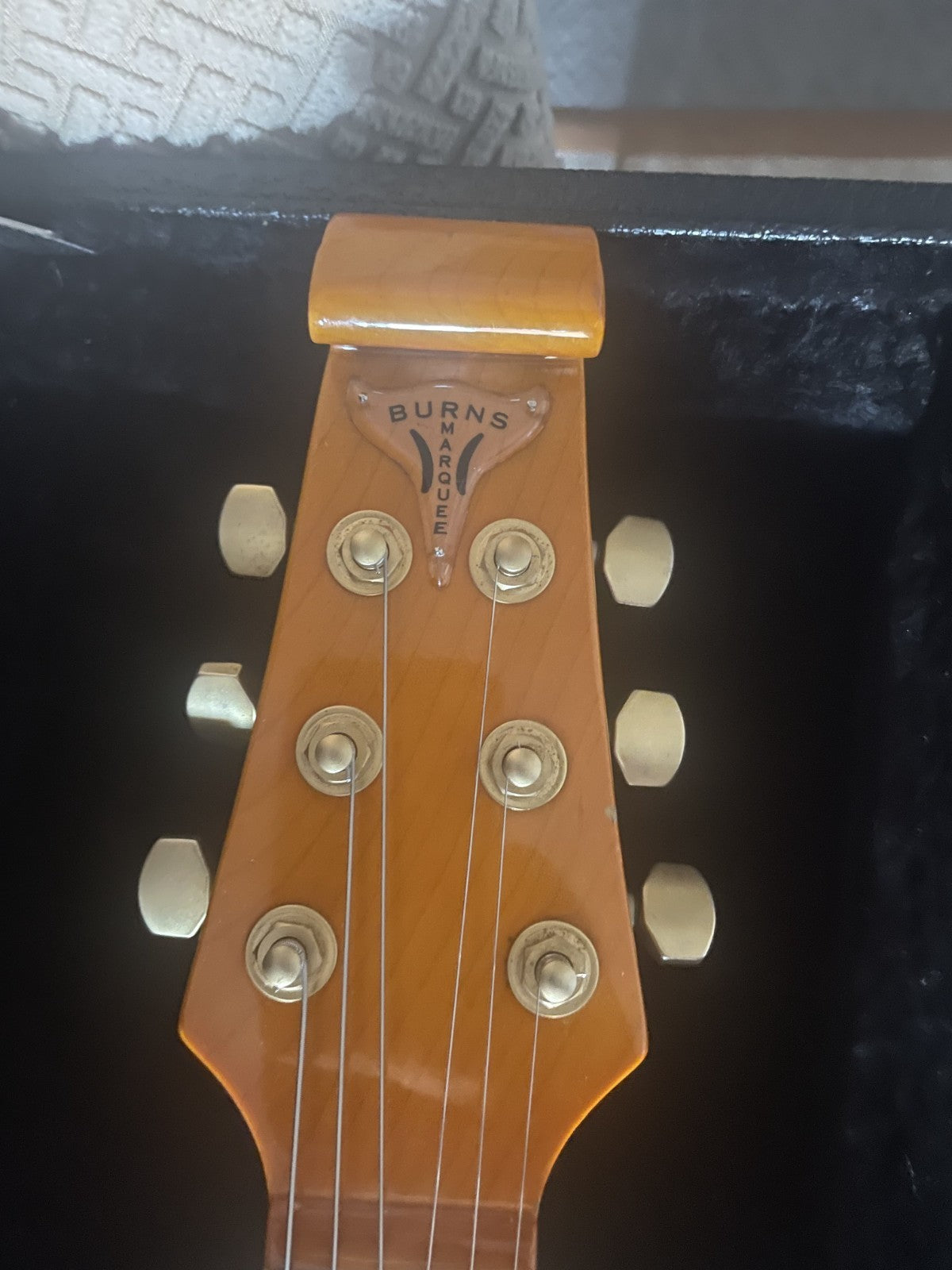 Burns London Club Series Marquee (2005) Fiesta Red, Scroll Headstock, SSS