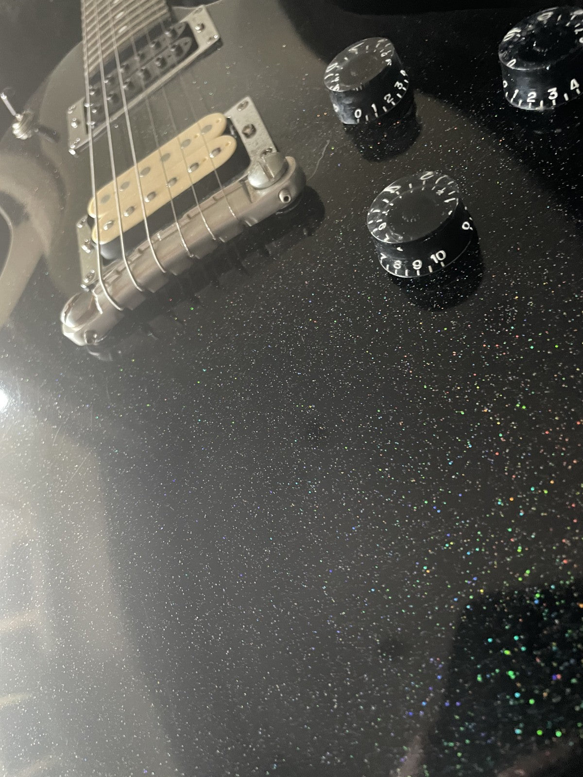 PRS SE Cosmic Black Limited Edition 2004 Korea • Rare Sparkle Satin Finish