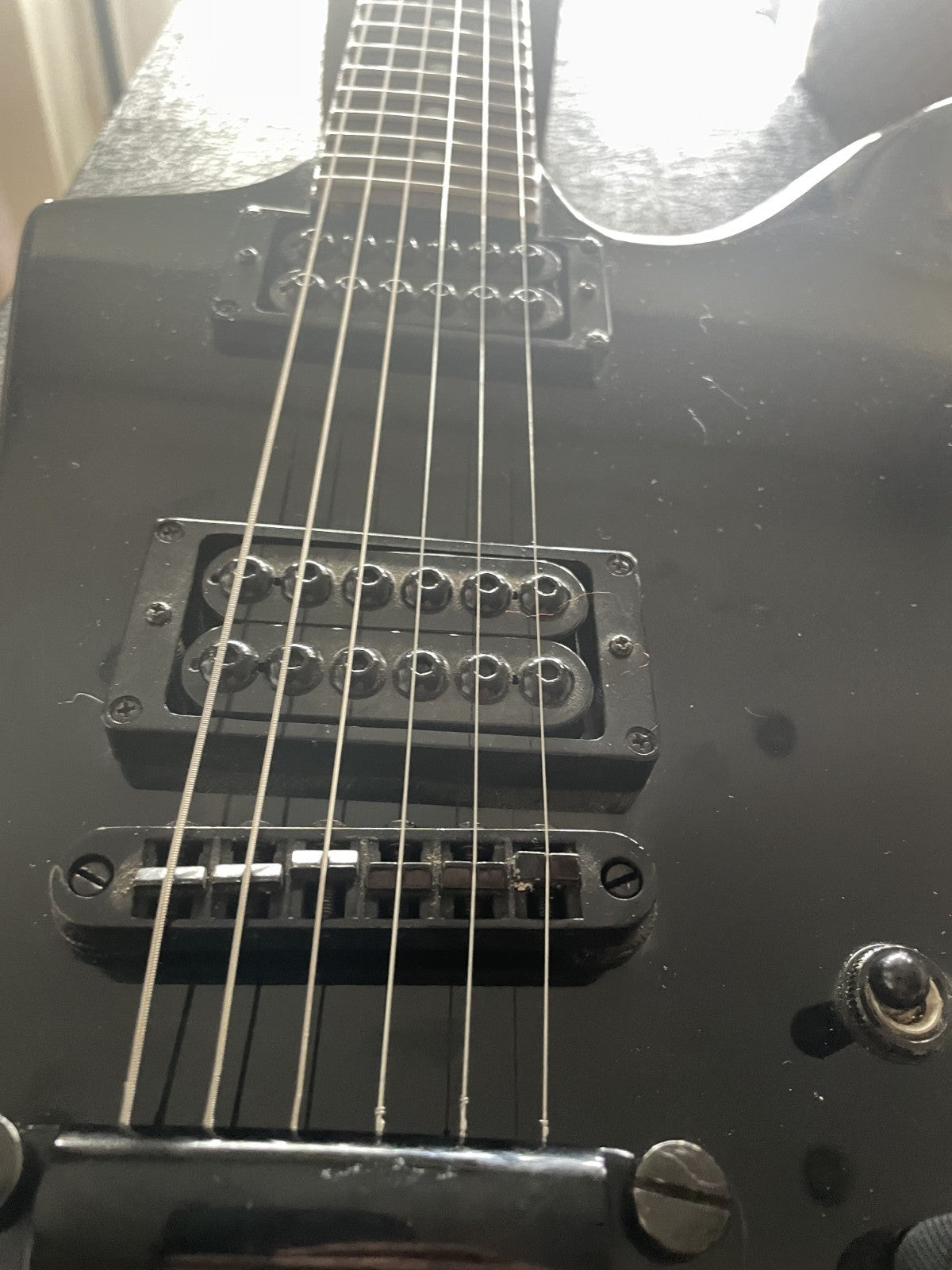 ESP LTD EX-351 Black 2002 Korean Pre-Lawsuit Explorer Metallica Style