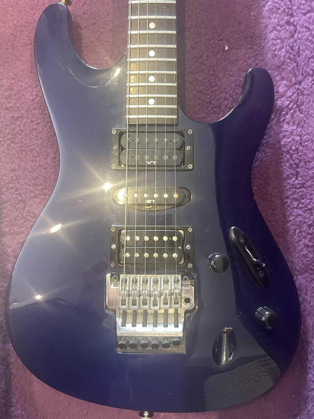Ibanez 450S 1990 Made in Japan FujiGen S Series Blue HSH Upgraded Suhr Pickup