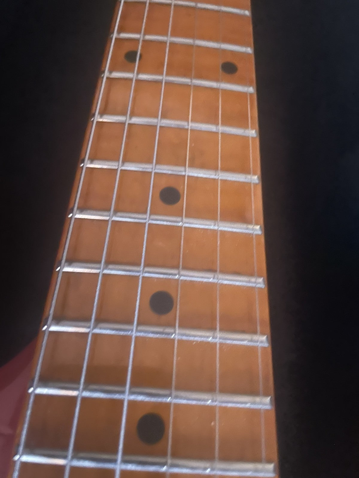 Burns London Club Series Marquee (2005) Fiesta Red, Scroll Headstock, SSS