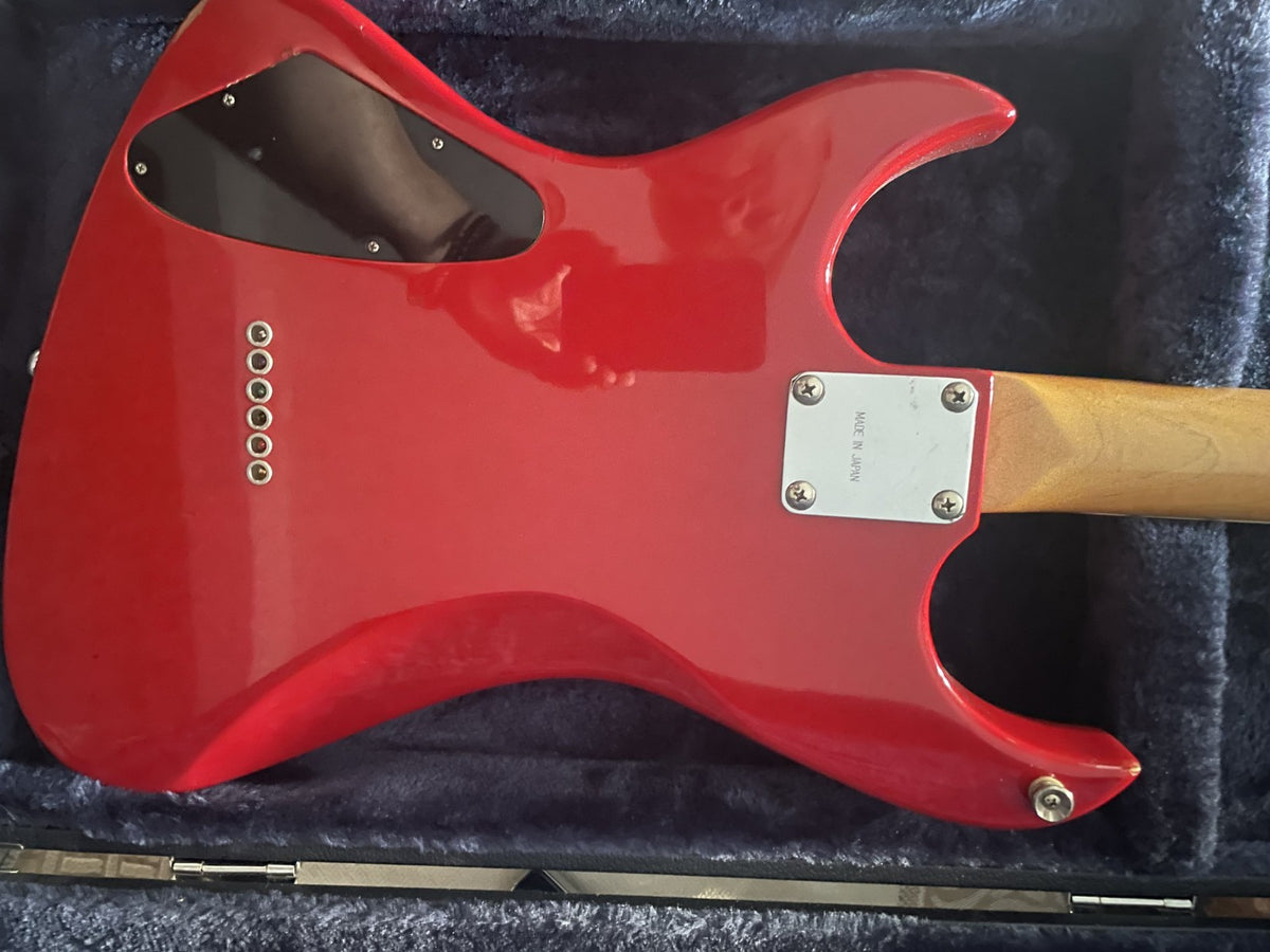 Vox Custom 21 Strat Style Guitar Made In Japan 1984 Matsumoku HH Red W/ Case