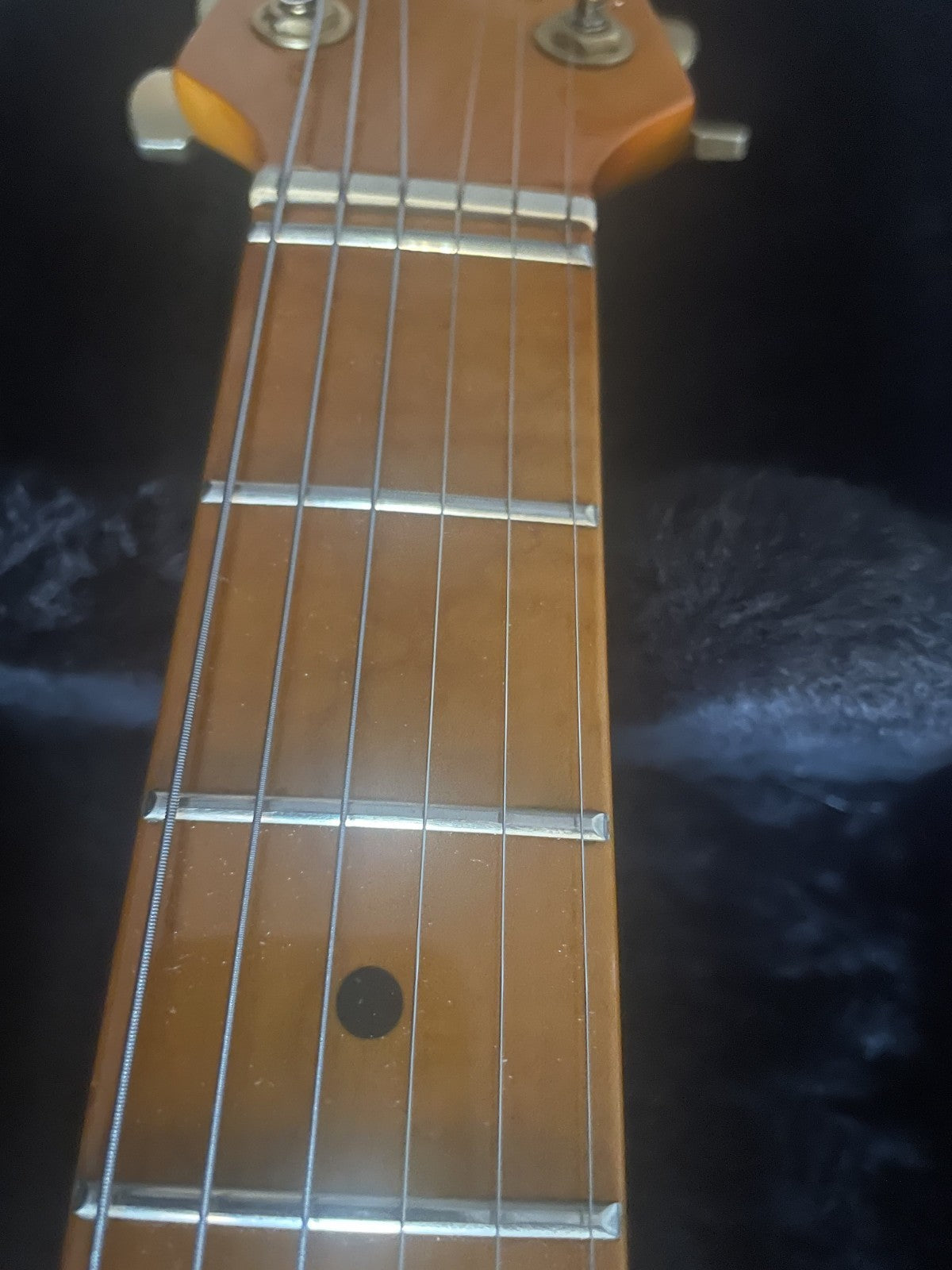Burns London Club Series Marquee (2005) Fiesta Red, Scroll Headstock, SSS