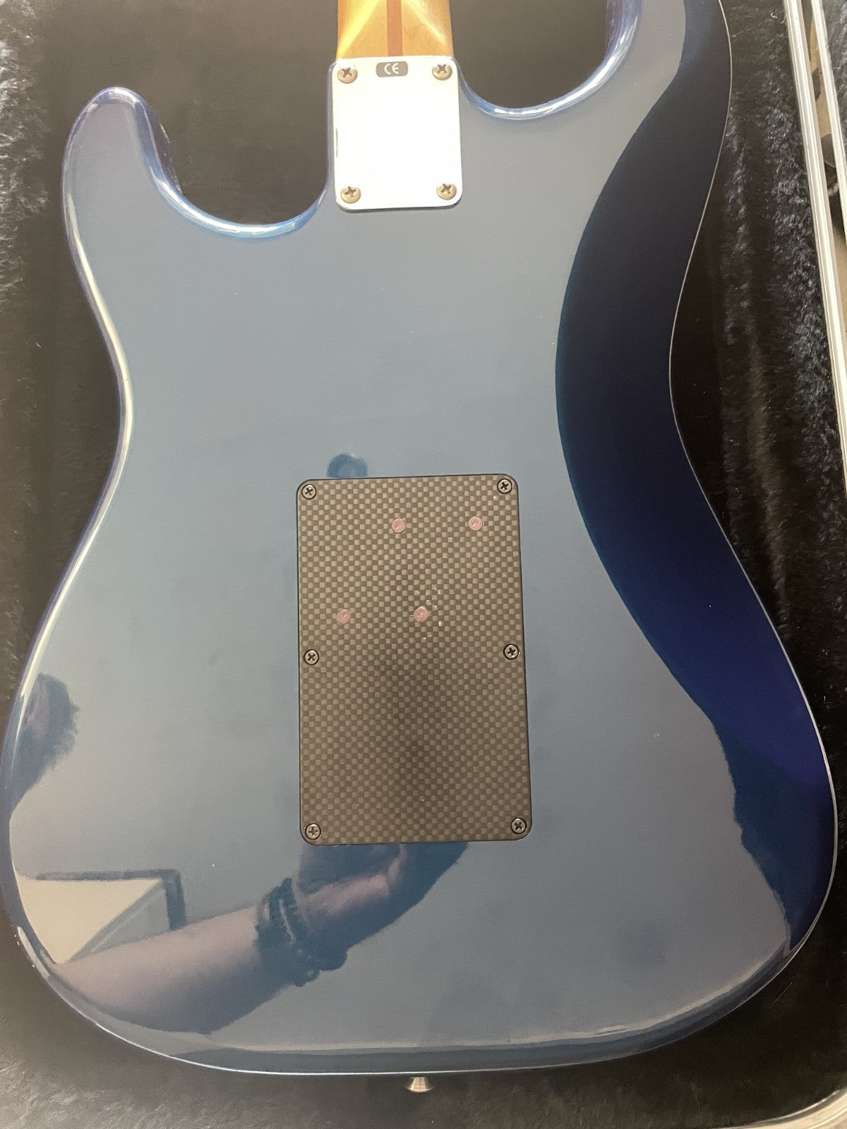 Fender Acoustasonic Stratocaster 2003 Mexico Blue + Gator Hard Case MIM Rare