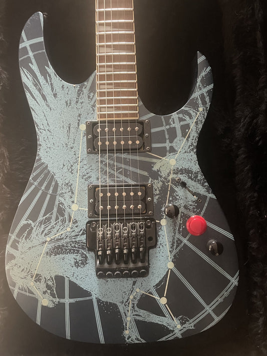 Ibanez RG09LTD Pegasus Royal Blue 2009 Limited Edition Glow In Dark Clean - Rare
