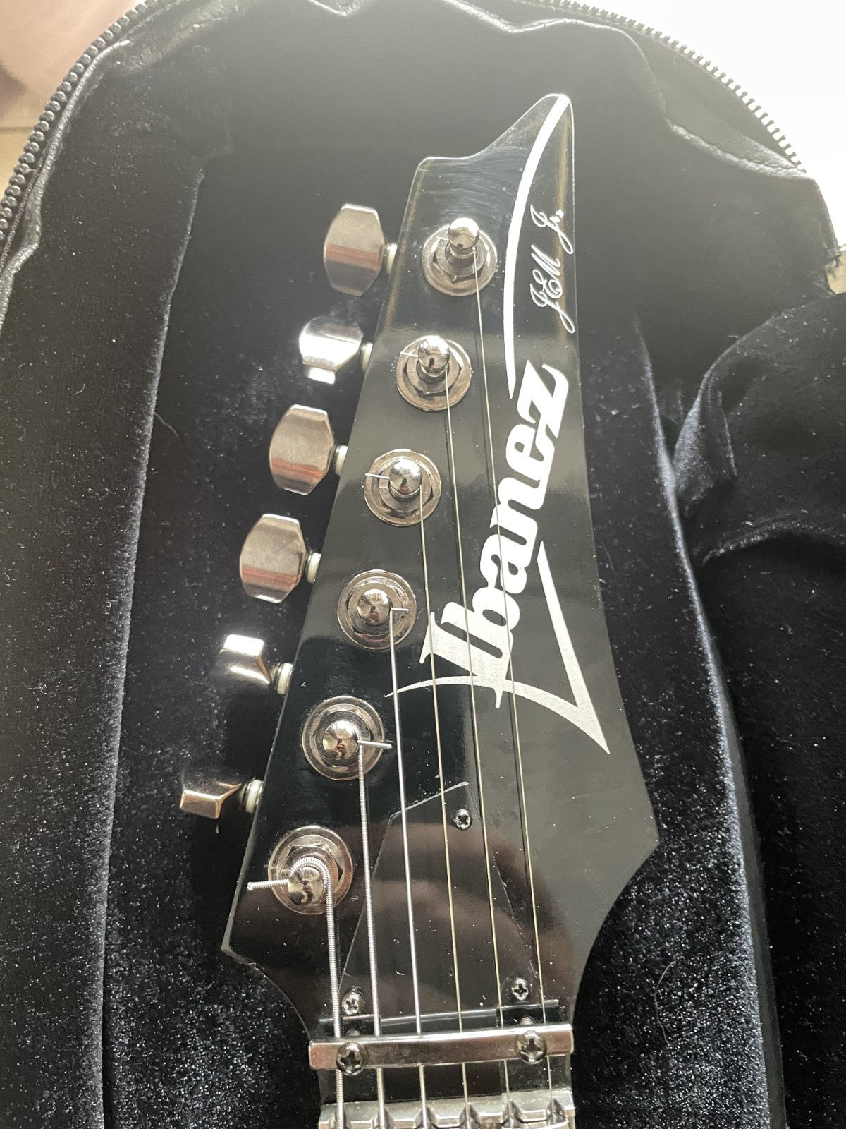 Ibanez JEM Junior JEMJR BK Steve Vai Black Electric Guitar - Excellent Condition