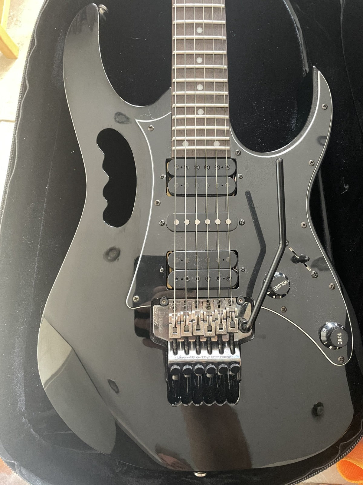 Ibanez JEM Junior JEMJR BK Steve Vai Black Electric Guitar - Excellent Condition