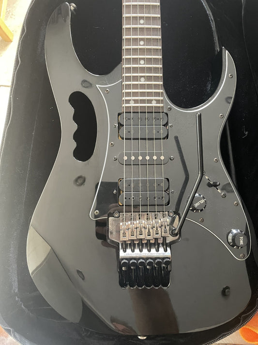 Ibanez JEM Junior JEMJR BK Steve Vai Black Electric Guitar - Excellent Condition