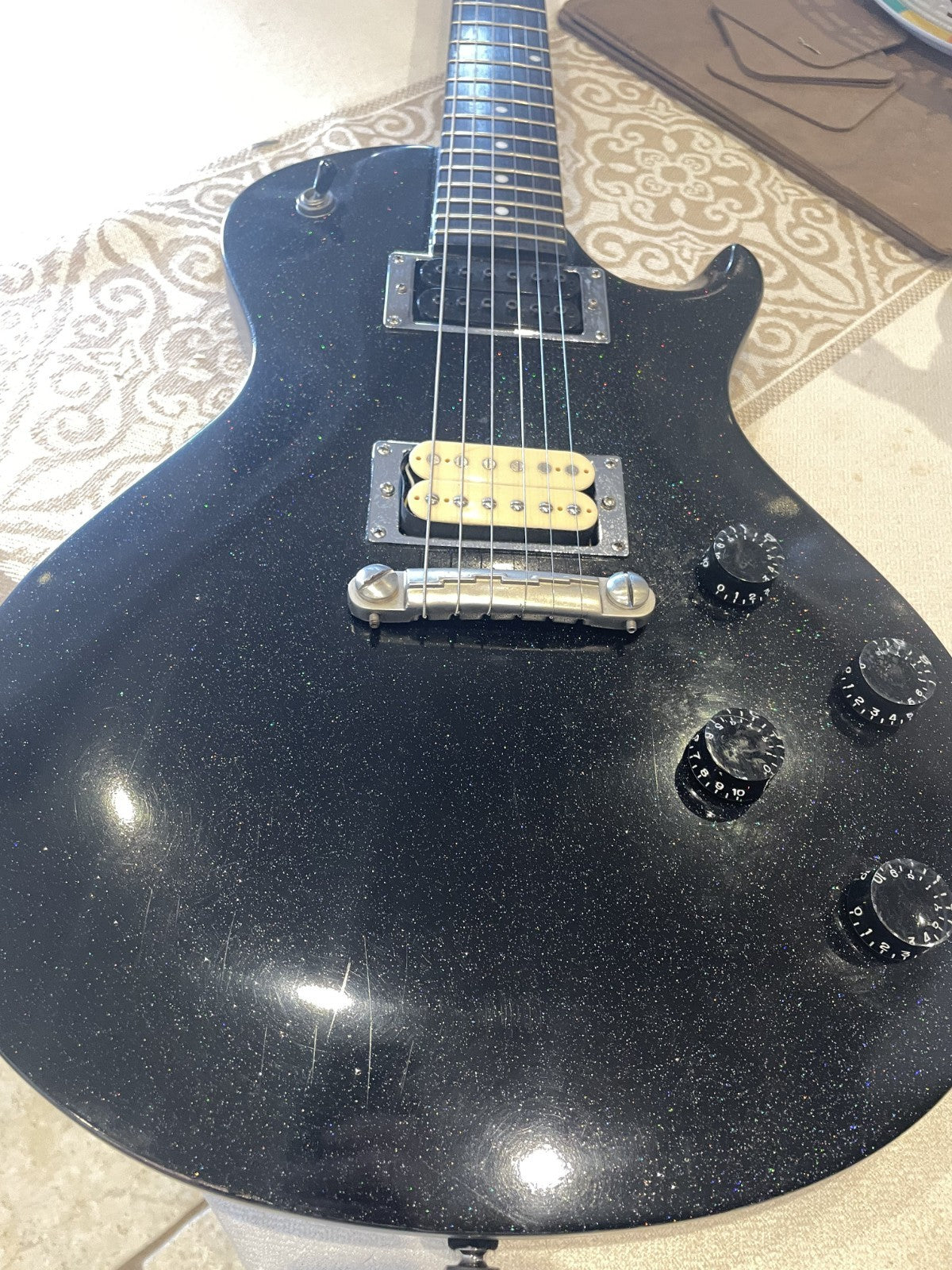 PRS SE Cosmic Black Limited Edition 2004 Korea • Rare Sparkle Satin Finish