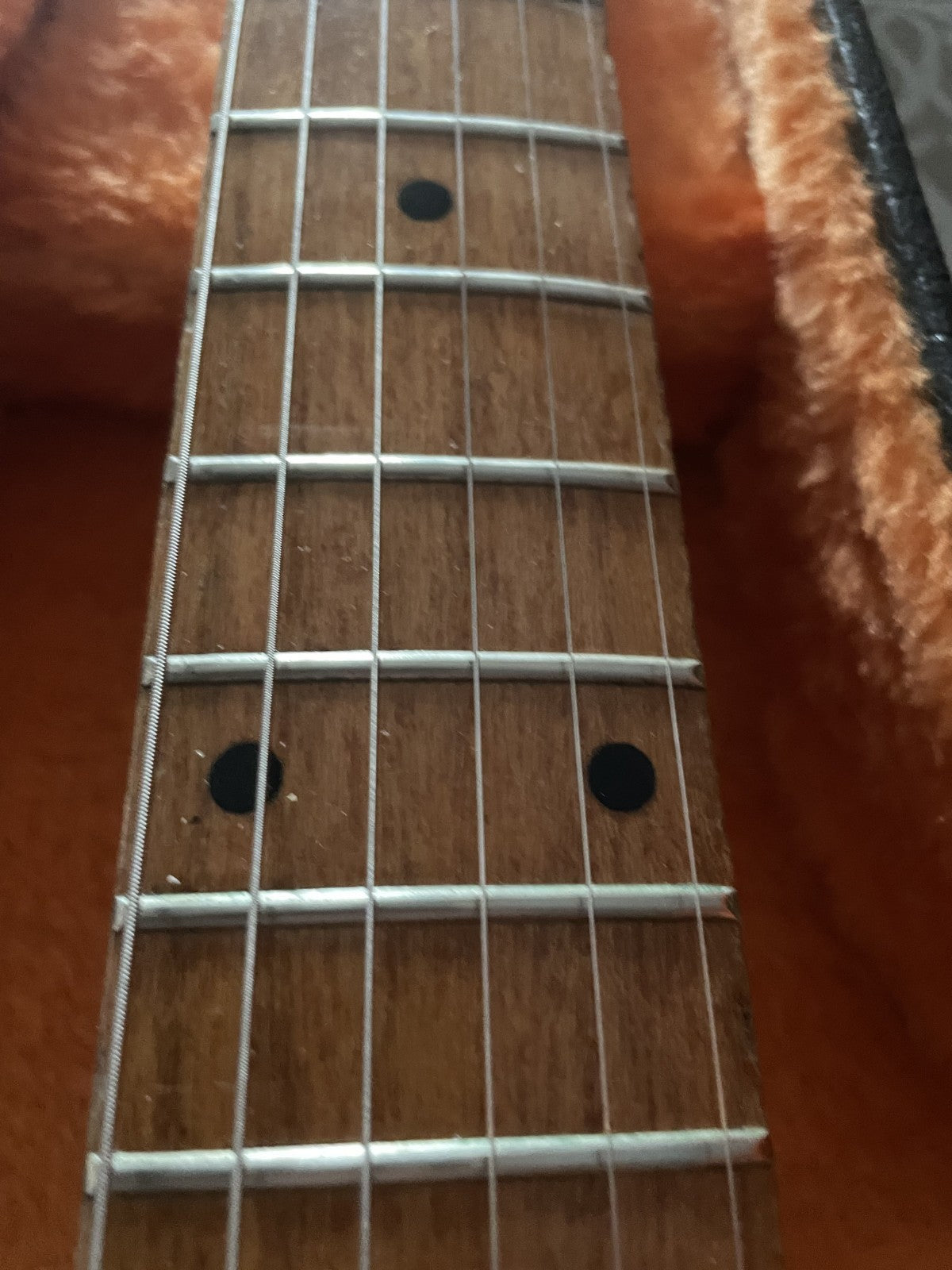 Kay K-32 Natural Hard Tail Stratocaster Pre-Lawsuit Electric Guitar + Hard Case