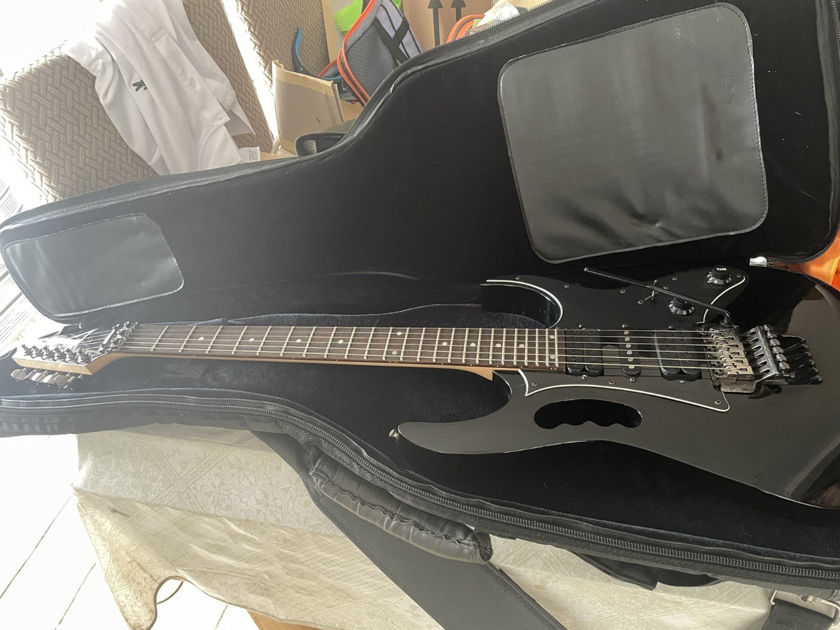 Ibanez JEM Junior JEMJR BK Steve Vai Black Electric Guitar - Excellent Condition