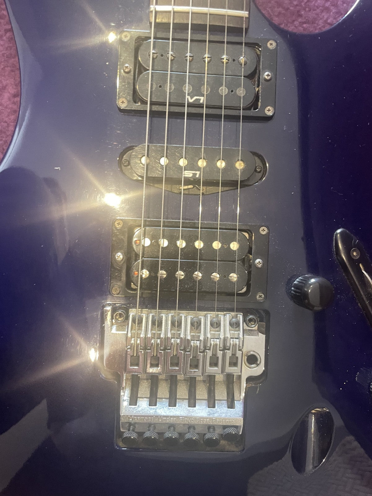 Ibanez 450S 1990 Made in Japan FujiGen S Series Blue HSH Upgraded Suhr Pickup