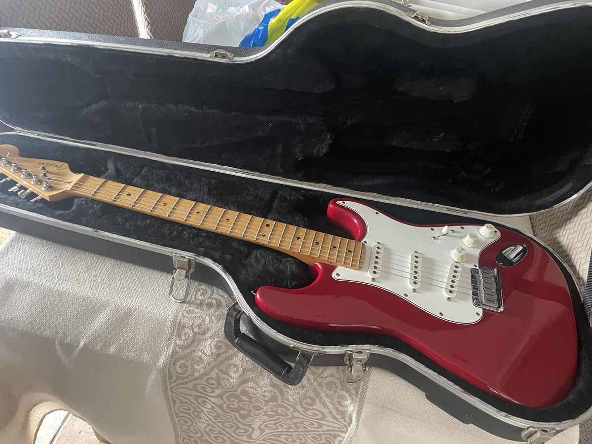 Fender USA Standard Stratocaster 1995 Lipstick Red RARE Near Mint w/ Hard Case