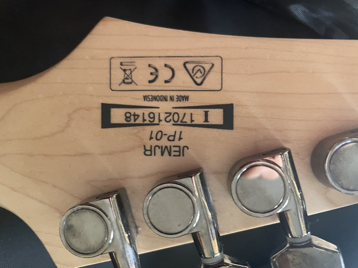 Ibanez JEM Junior Steve Vai White JEMJR Near Mint + Gig Bag & Whammy Bar