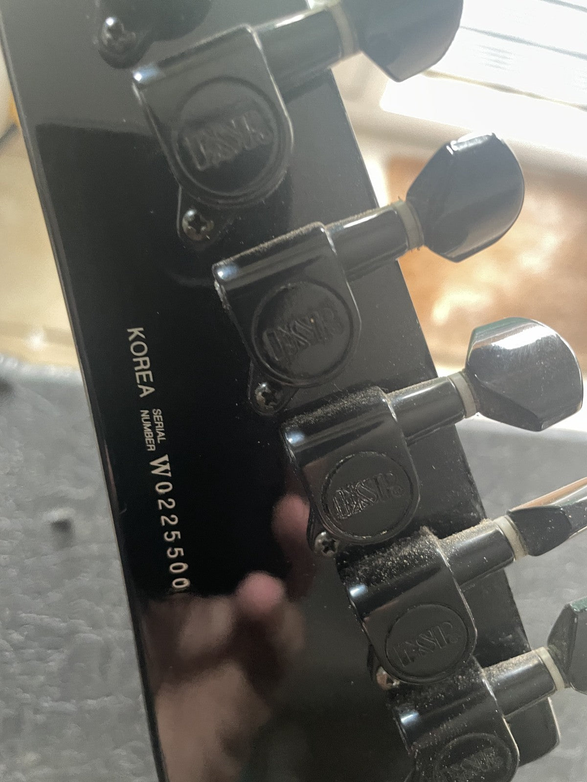 ESP LTD EX-351 Black 2002 Korean Pre-Lawsuit Explorer Metallica Style