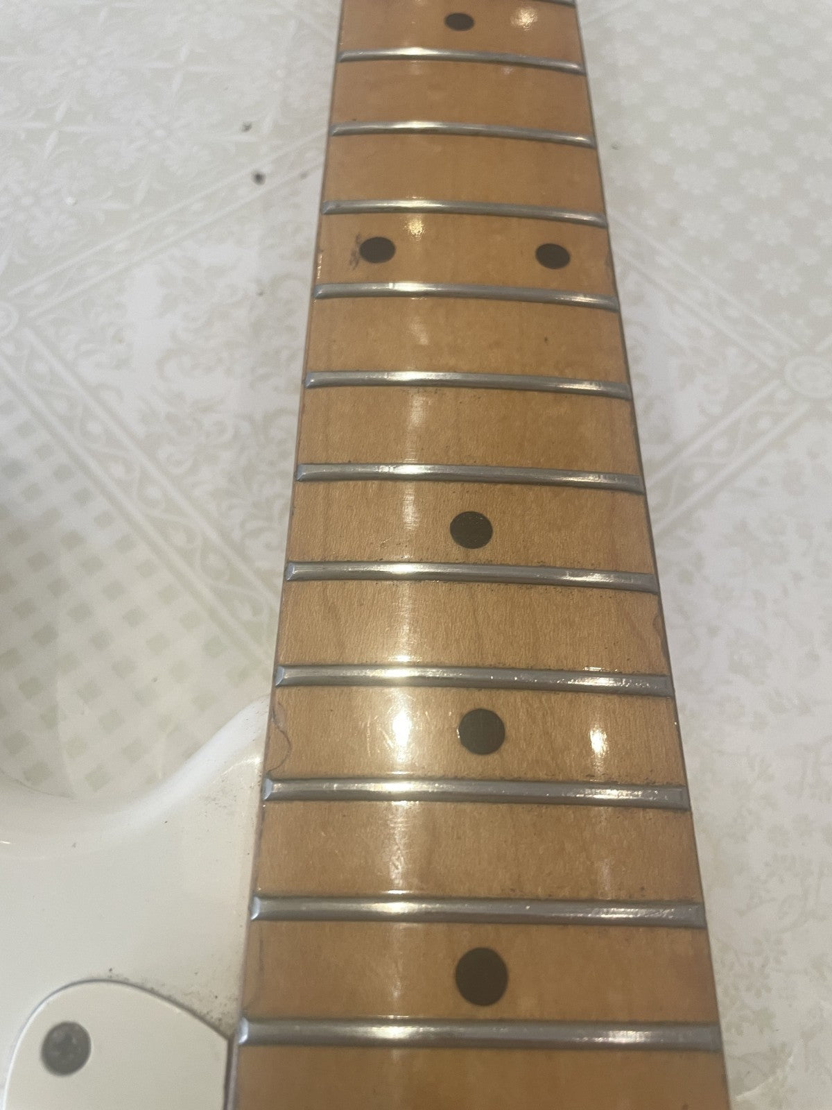Vintage 1986 Kramer Aerostar ZX30H Cream Electric Guitar - Project-  HSS 80s