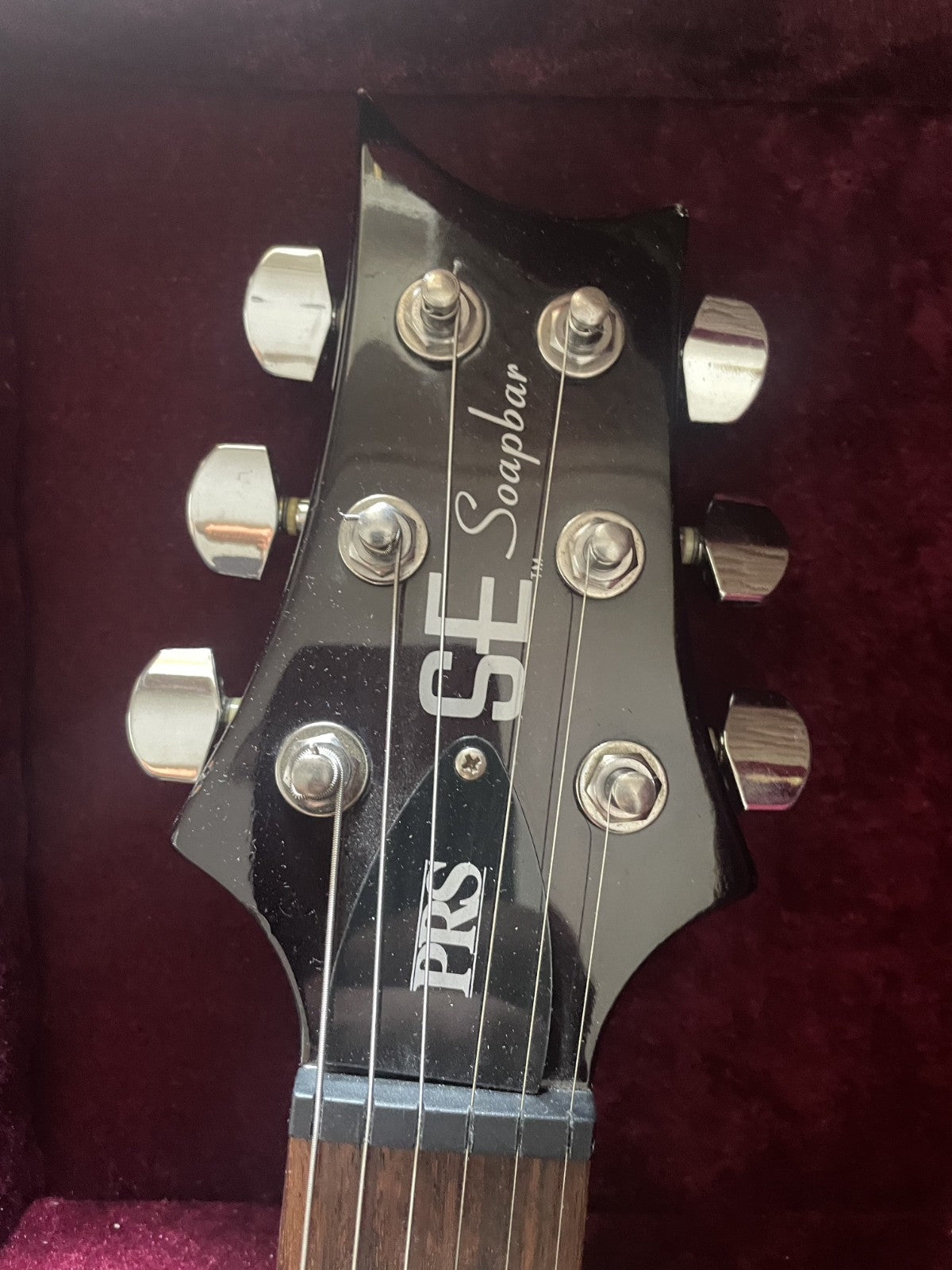 PRS SE Soapbar Singlecut 2004 Black MIK Korea - Iron Gear Blues Engine Humbucker